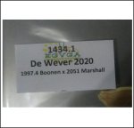 1434.1 W.De Wever 2020 (650,5kg)