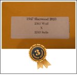 1947 Sherwood 2023 (883,1kg) 1947 Sherwood 2023 (883,1kg)