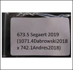 673.5 Segaert 2019 (305,5kg)