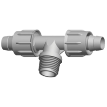 T-Verteiler 2x 16mm Tropfschlauch 3/4" Außengewinde SKK16-34MT